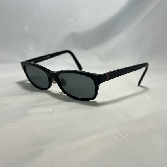 Gucci Black Rectangle Eyeglasses with Case - Frames Only - Picture 10 of 14
